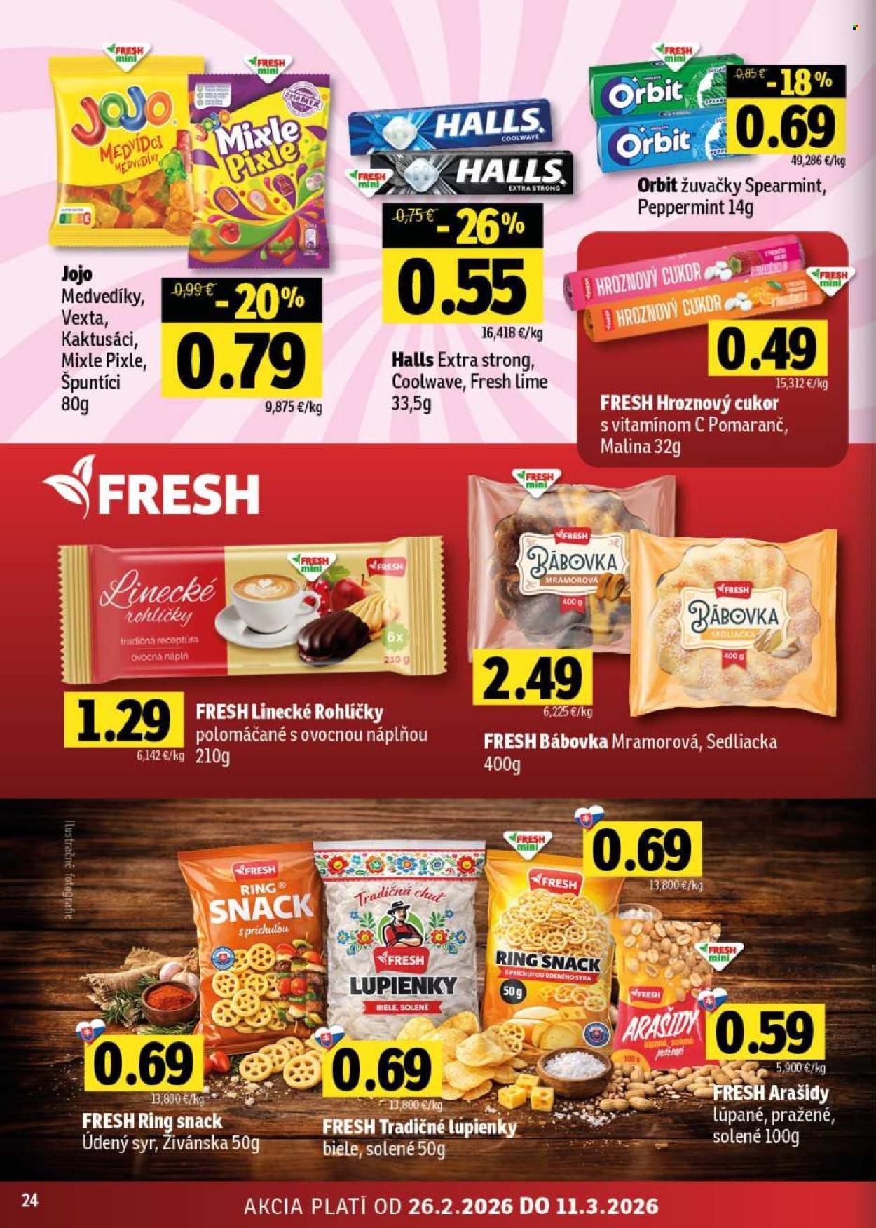 FRESH leták - Stredné a západné Slovensko (2026-02-26 - 2026-03-11) | 24