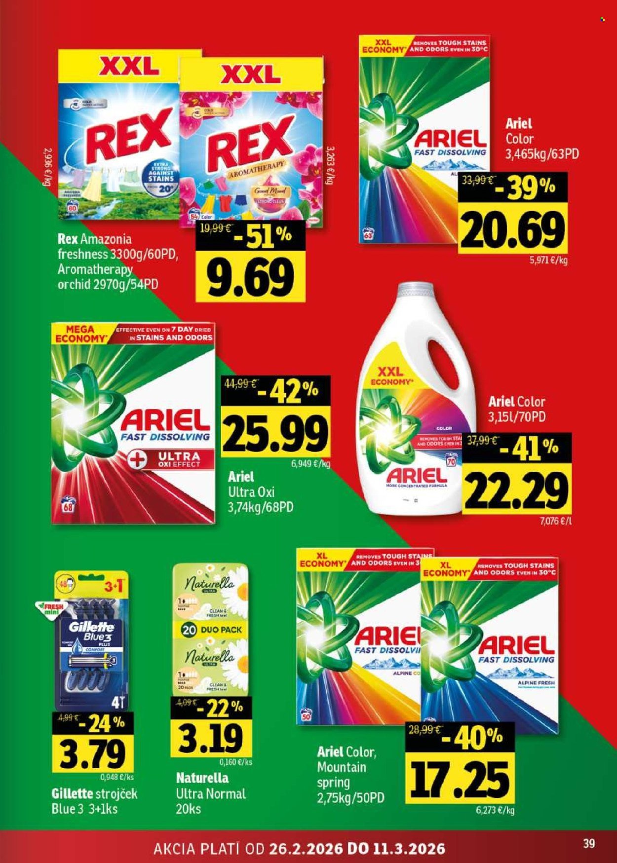 FRESH leták - Stredné a západné Slovensko (2026-02-26 - 2026-03-11) | 39