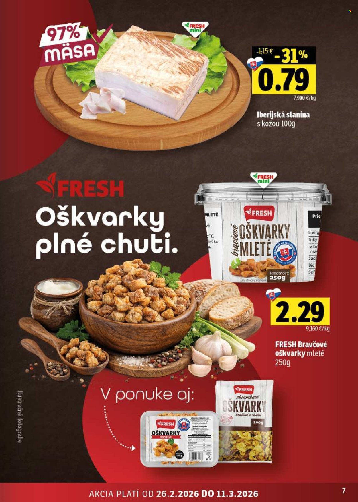 FRESH leták - Stredné a západné Slovensko (2026-02-26 - 2026-03-11) | 7