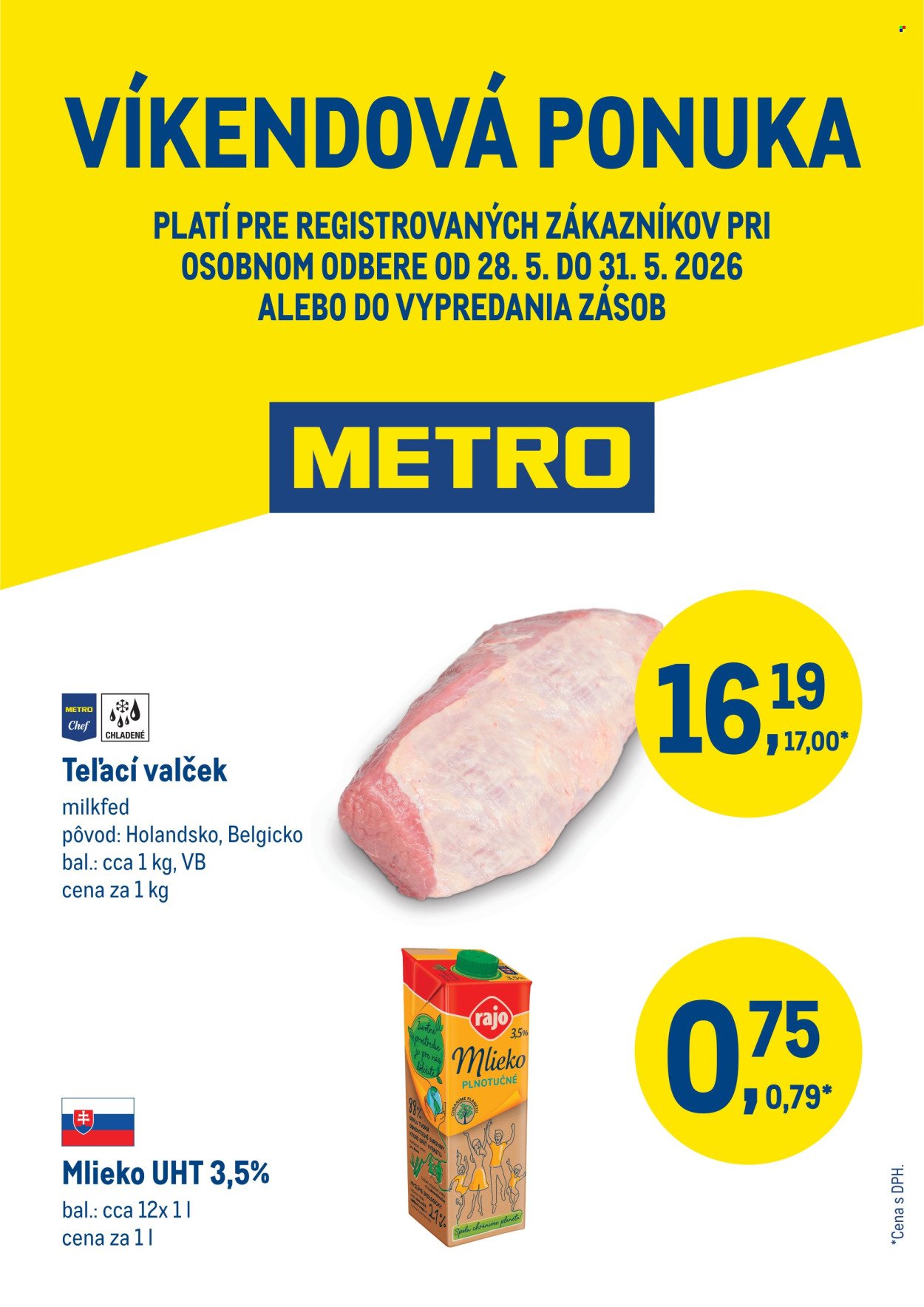 METRO leták - Víkendová ponuka