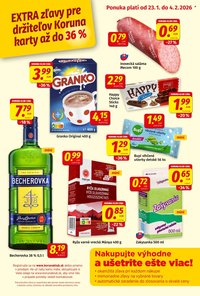 POTRAVINY KORUNA leták - Od piatka 23.1.2026 (2026-01-23 - 2026-02-04)