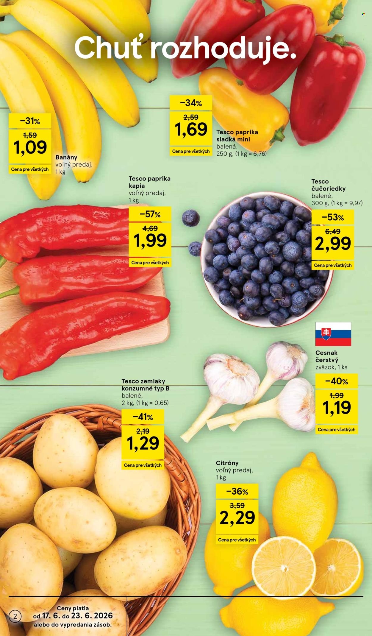 TESCO leták - Od stredy 17.6.2026