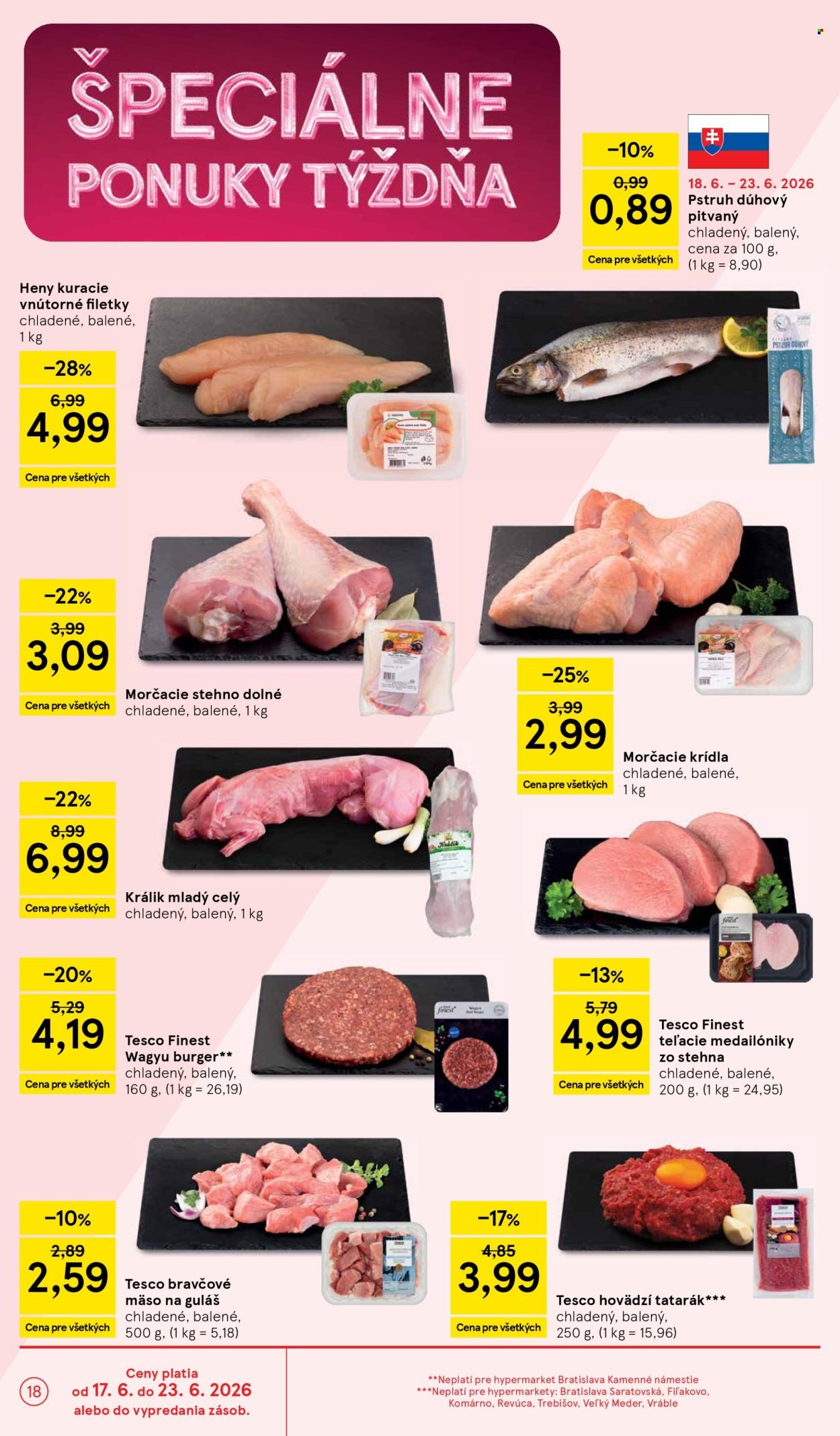 TESCO leták - Od stredy 17.6.2026