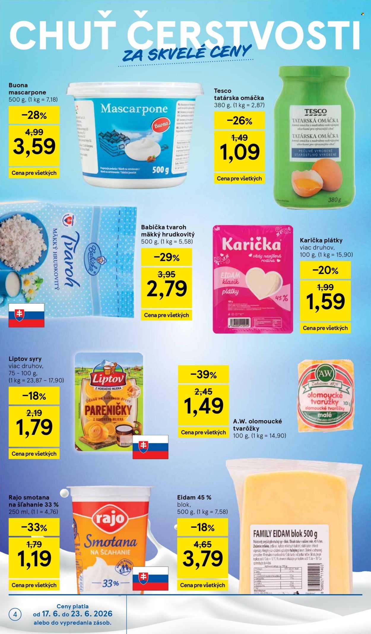 TESCO leták - Od stredy 17.6.2026