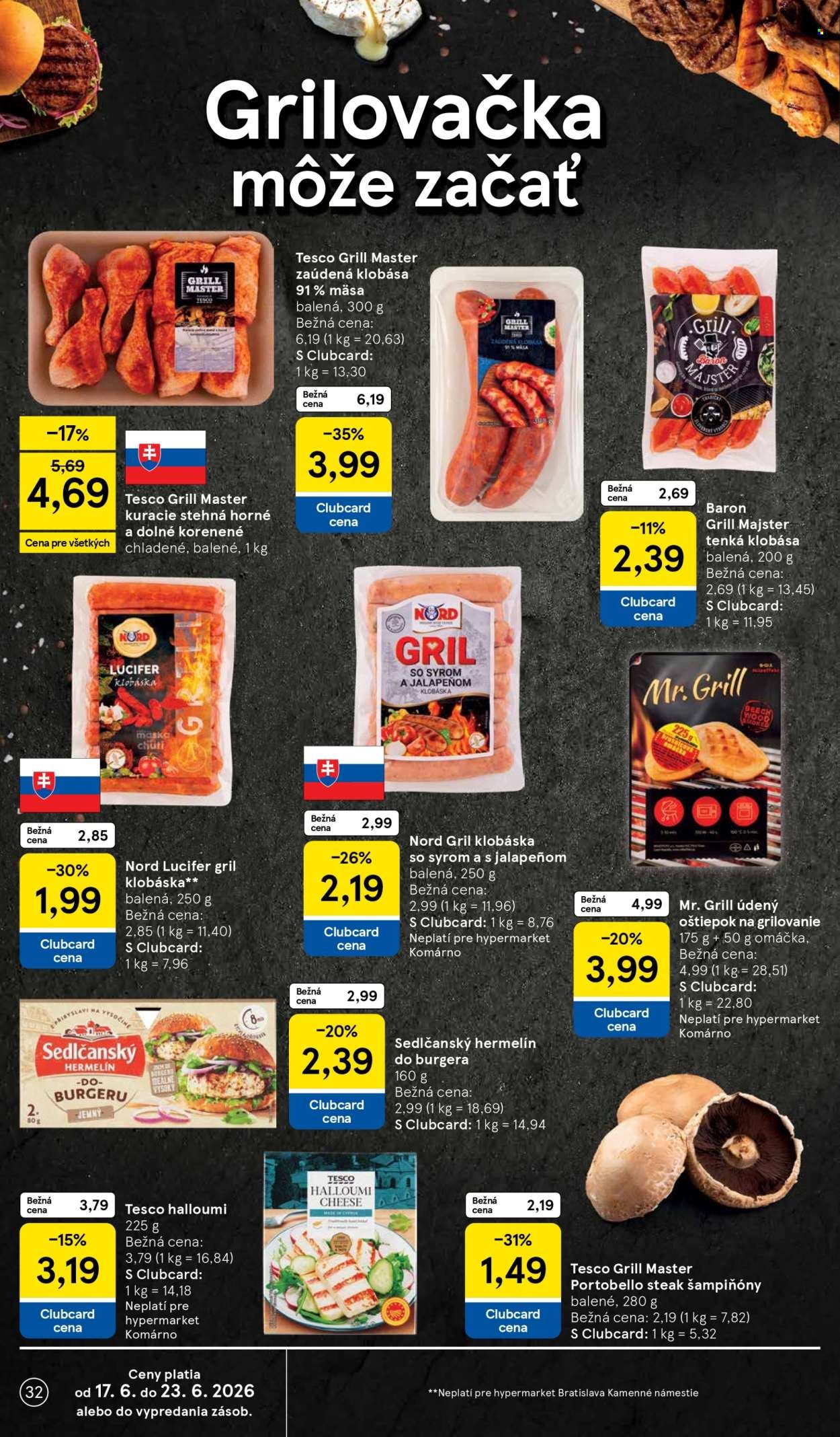 TESCO leták - Od stredy 17.6.2026