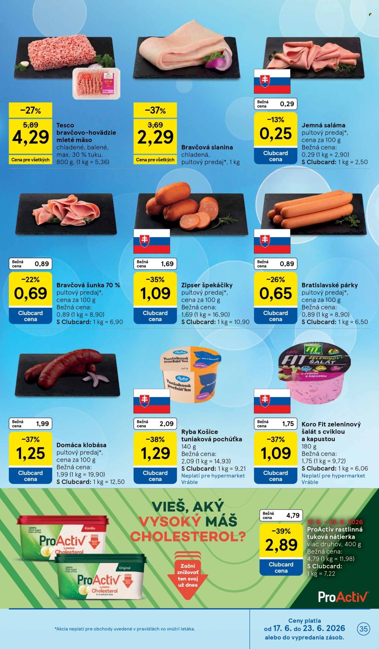 TESCO leták - Od stredy 17.6.2026