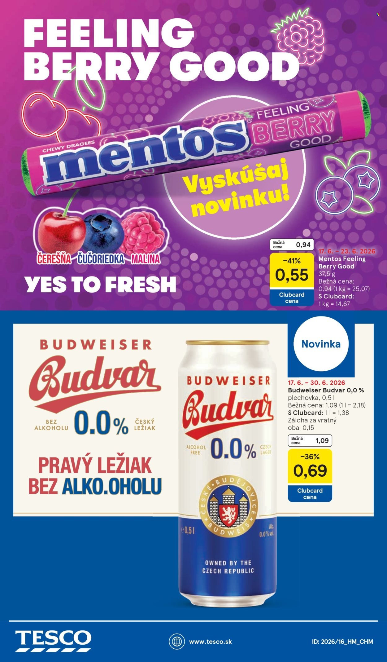 TESCO leták - Od stredy 17.6.2026