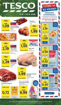 TESCO leták - Od stredy 17.6.2026