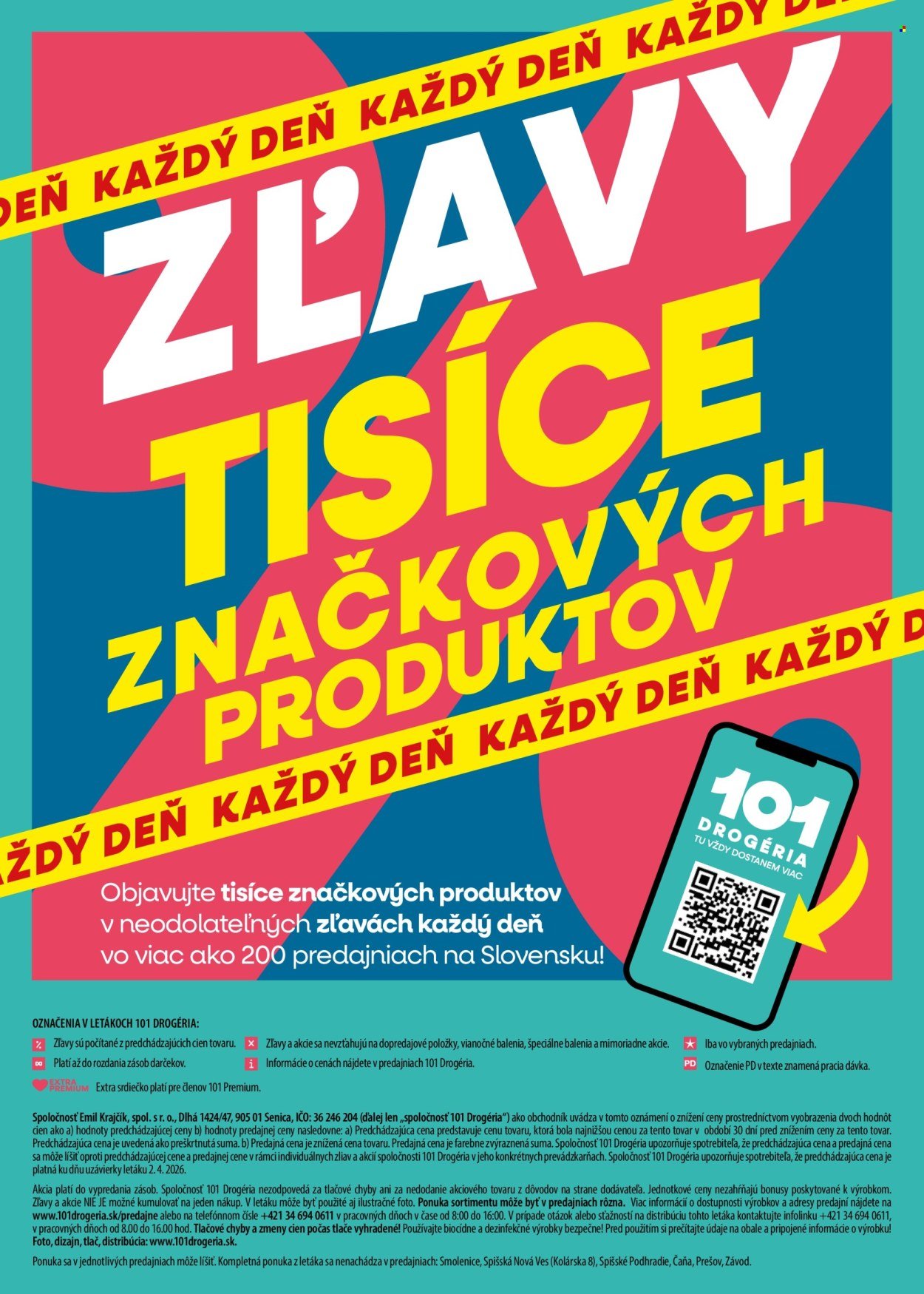 101 DROGERIE leták - Od stredy 8.4.2026 (2026-04-08 - 2026-04-14) | 8