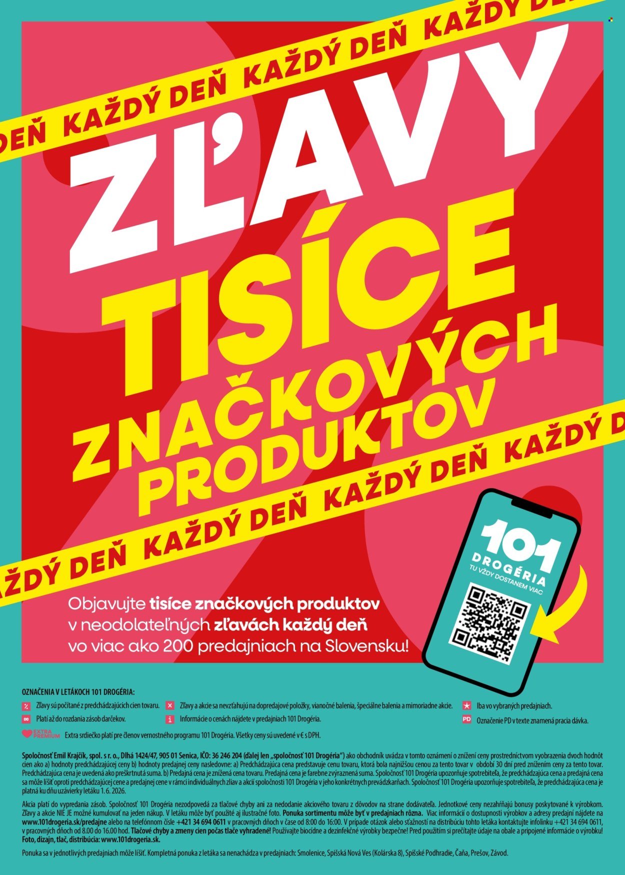 101 DROGERIE leták - Od stredy 3.6.2026