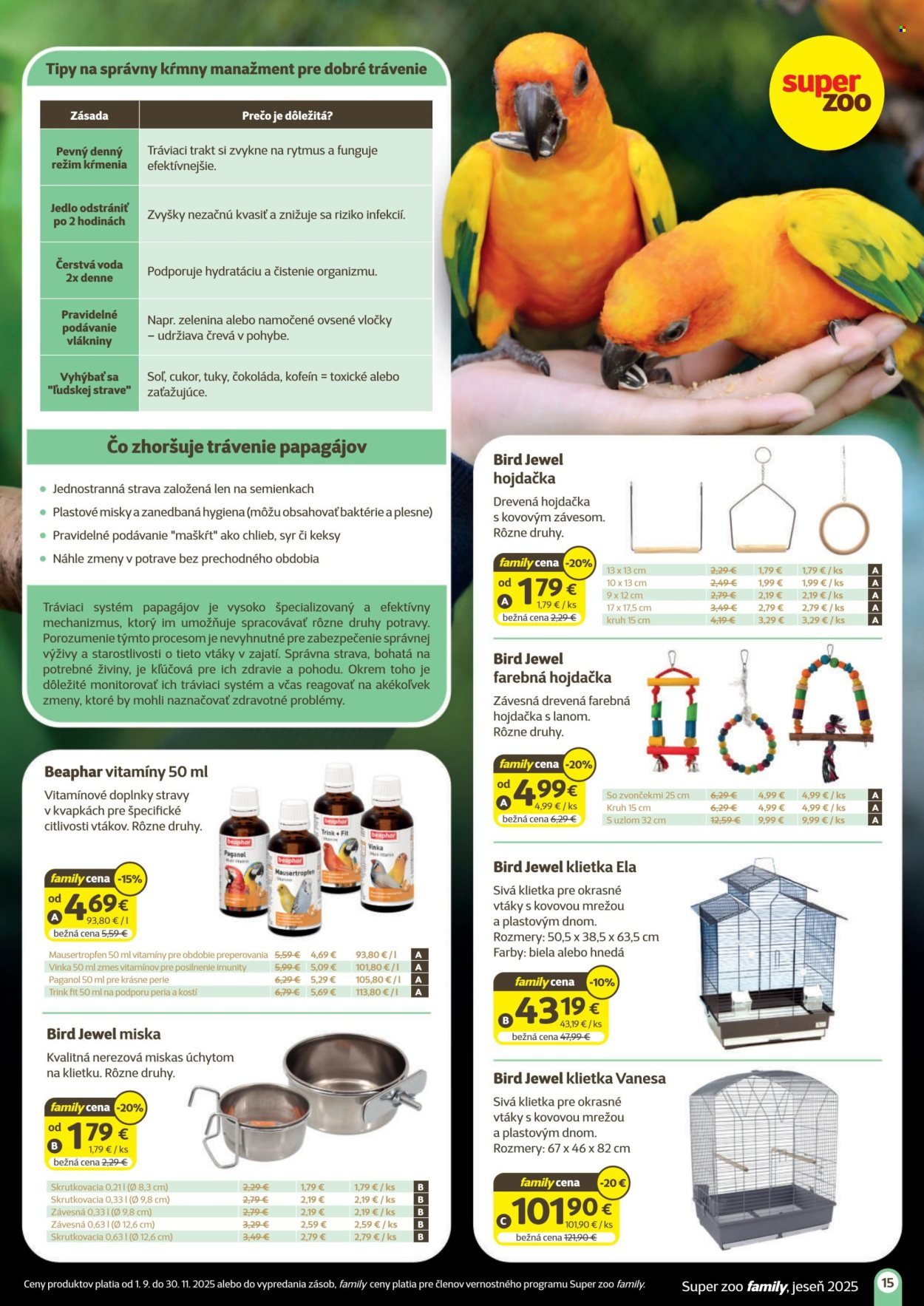 SUPER ZOO leták - septembri 2025 (2025-09-06) | 15
