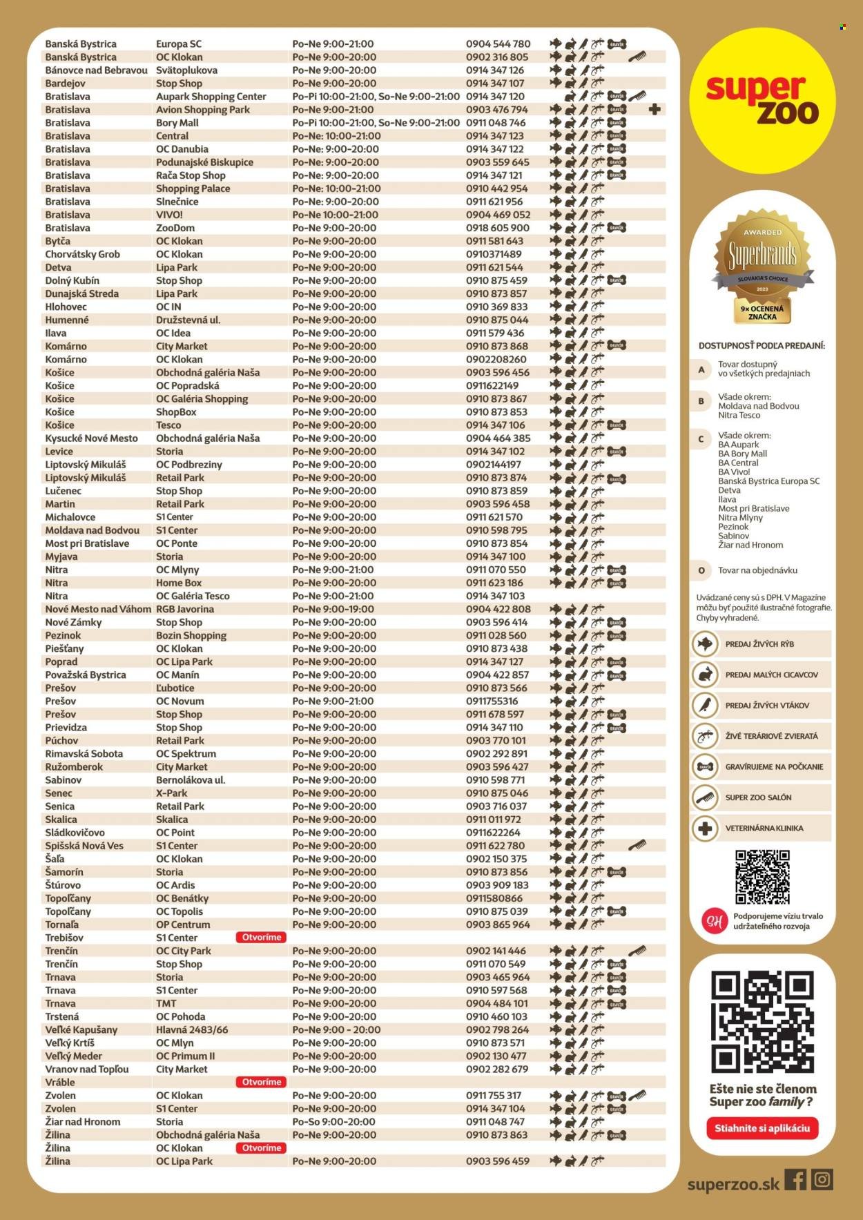 SUPER ZOO leták - septembri 2025 (2025-09-06) | 20