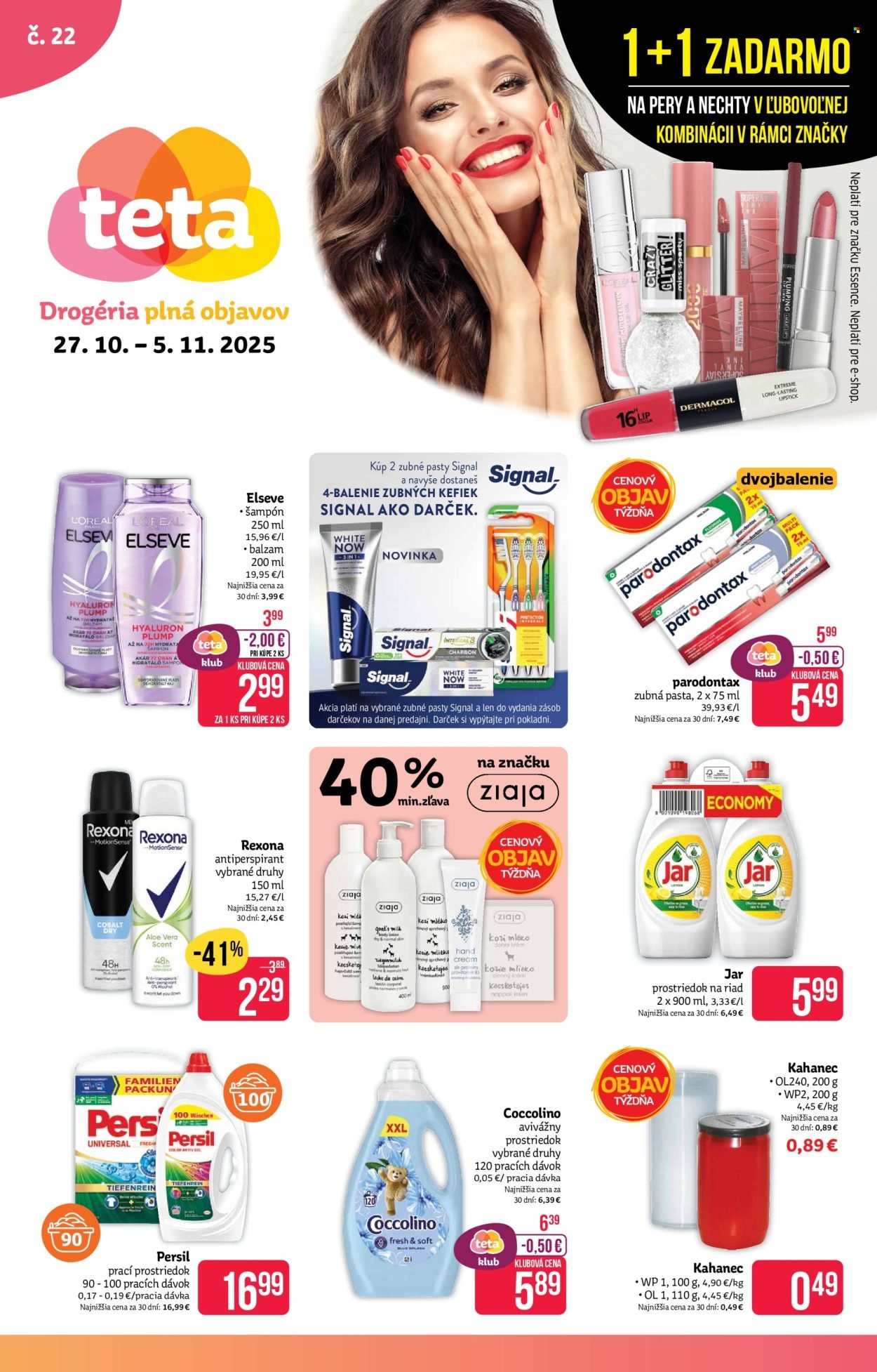 TETA DROGERIE leták - Od pondelka 27.10.2025 (2025-10-27 - 2025-11-05) | 1