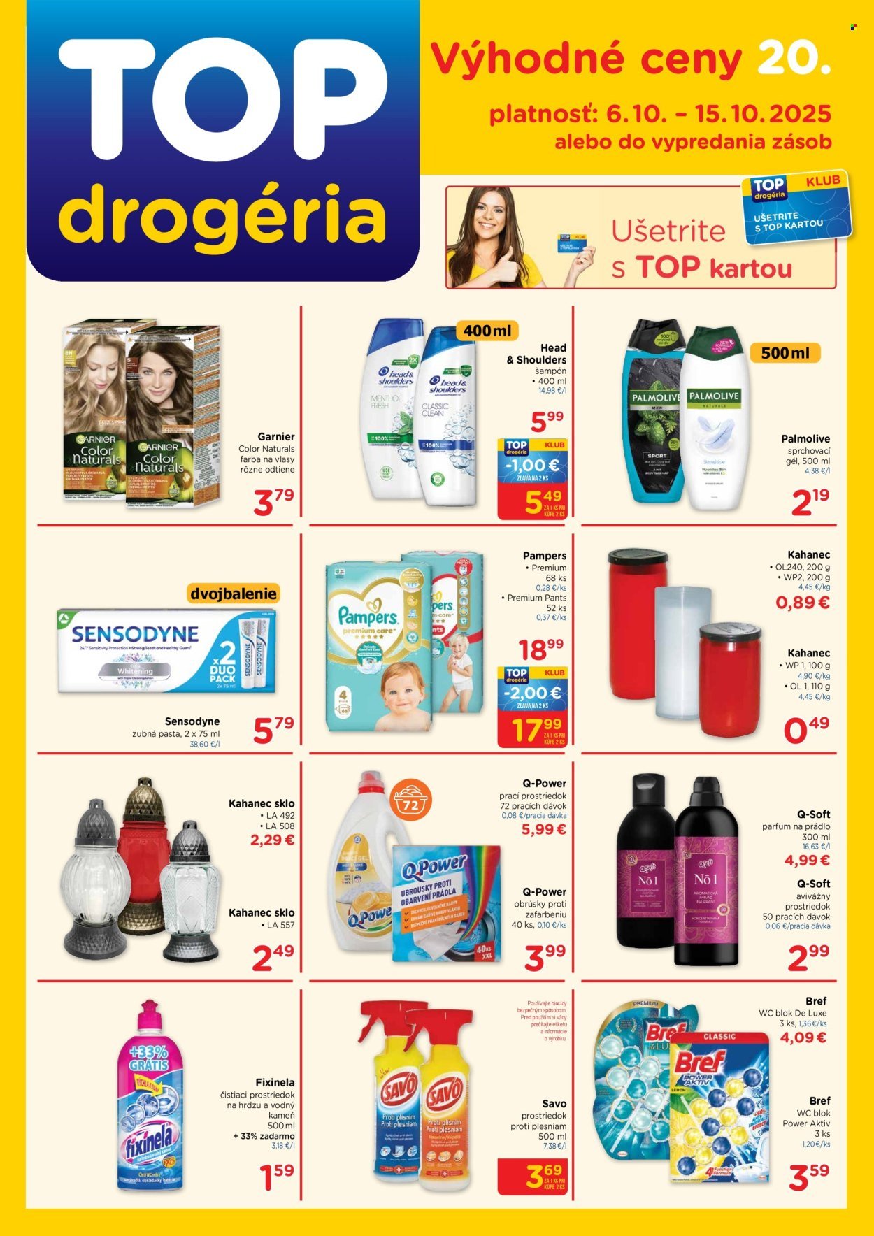 TOP DROGÉRIA leták - Od pondelka 6.10.2025 (2025-10-06 - 2025-10-15) | 1