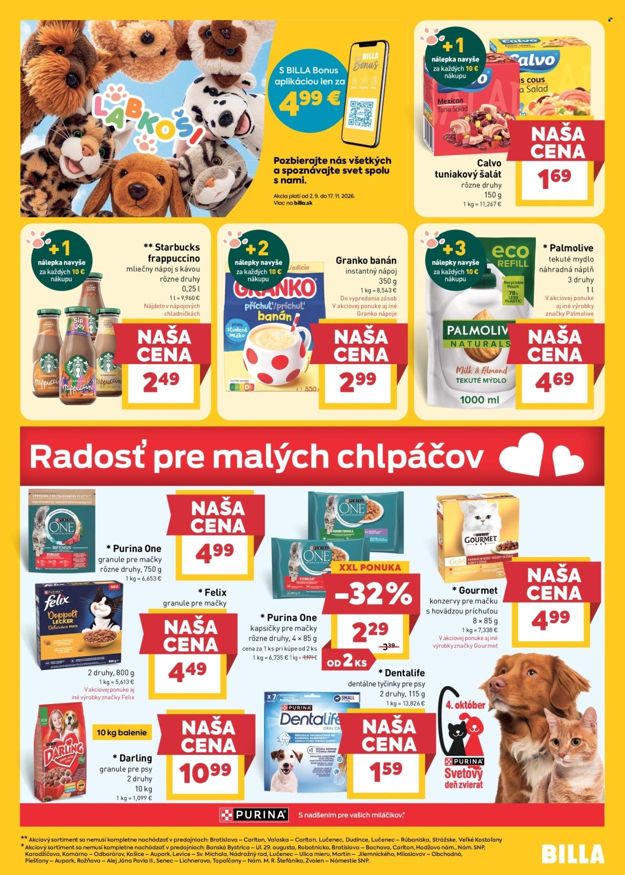 BILLA leták - Od stredy 30.9.2026