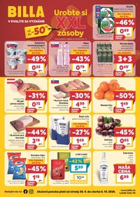 BILLA leták - Od stredy 30.9.2026