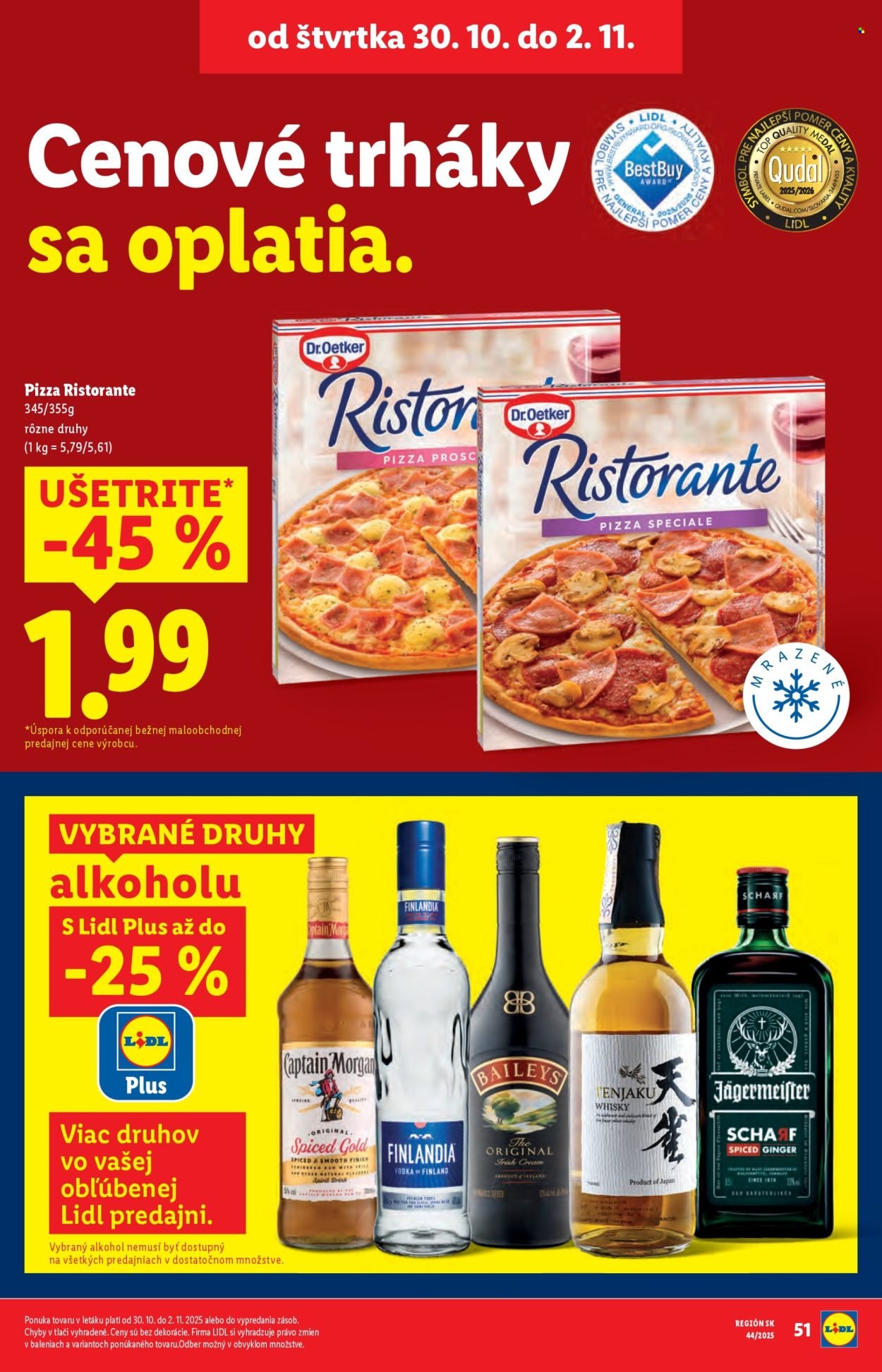 LIDL leták - Od štvrtka 30.10.2025 (2025-10-30 - 2025-11-02) | 2