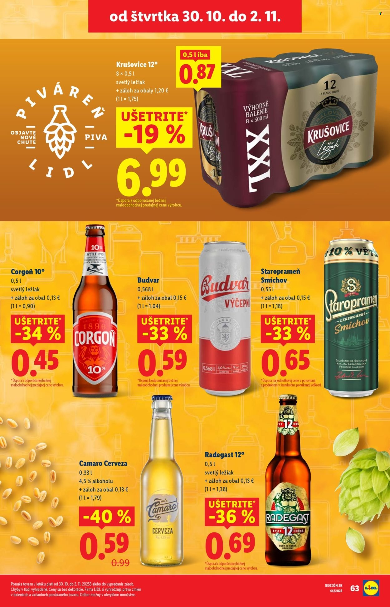 LIDL leták - Od štvrtka 30.10.2025 (2025-10-30 - 2025-11-02) | 25