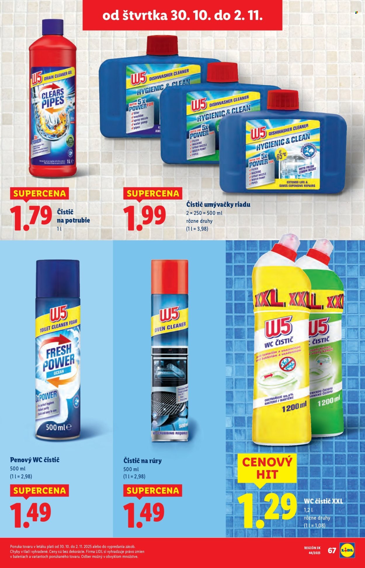 LIDL leták - Od štvrtka 30.10.2025 (2025-10-30 - 2025-11-02) | 29