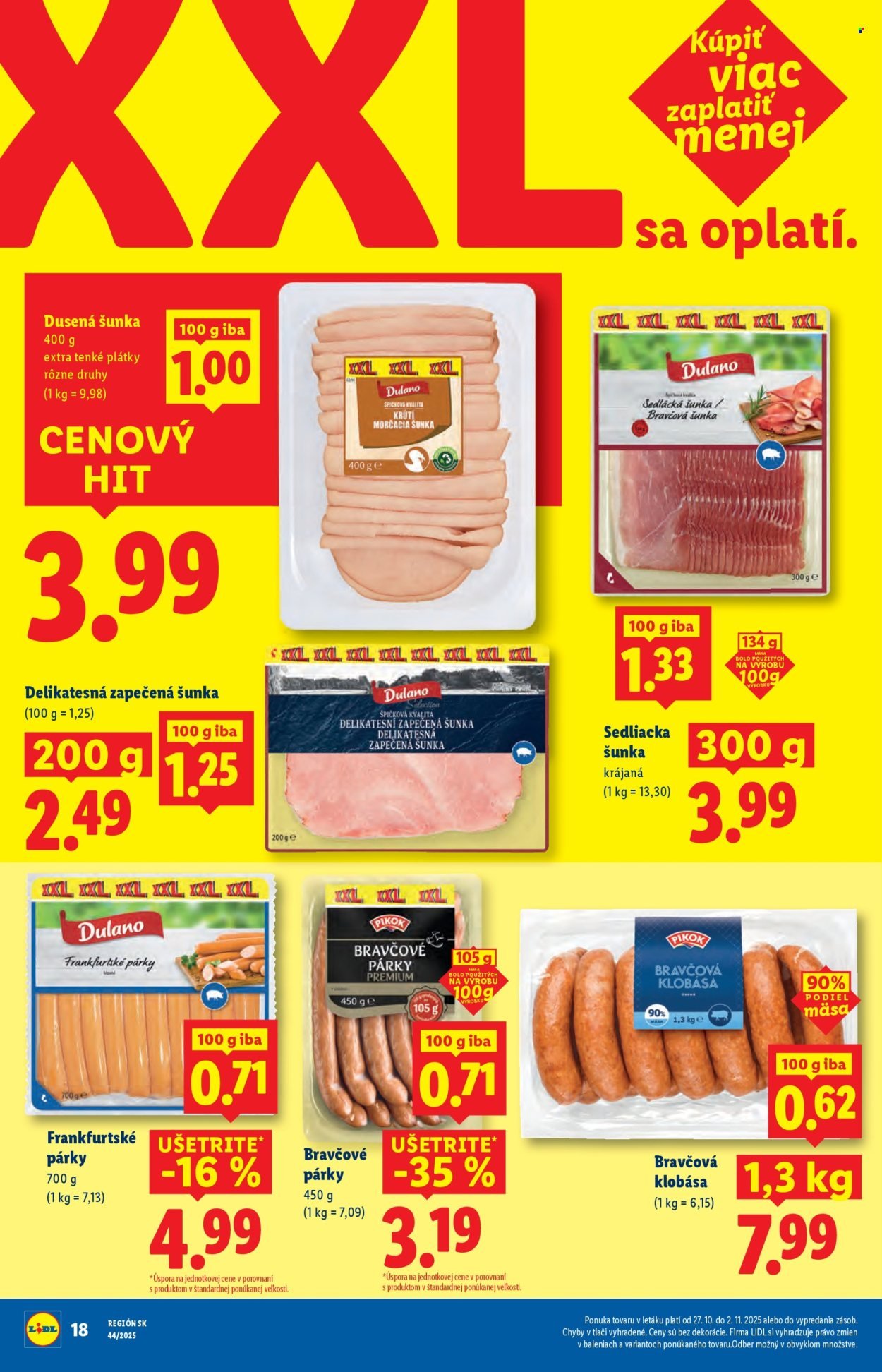 LIDL leták - Od štvrtka 30.10.2025 (2025-10-30 - 2025-11-02) | 58