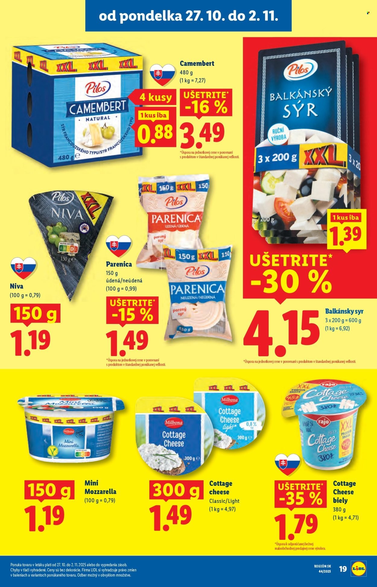 LIDL leták - Od štvrtka 30.10.2025 (2025-10-30 - 2025-11-02) | 59