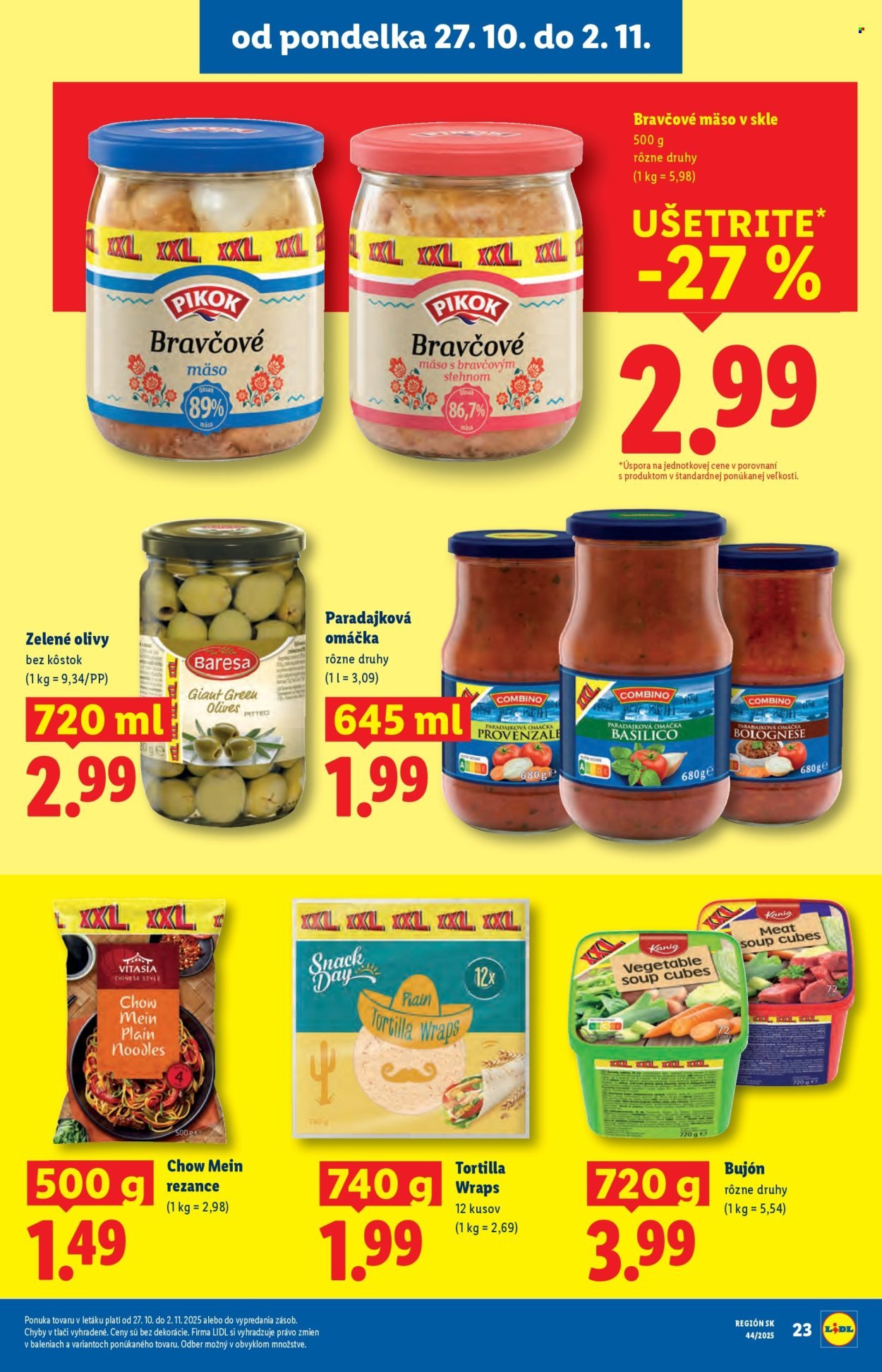 LIDL leták - Od štvrtka 30.10.2025 (2025-10-30 - 2025-11-02) | 63