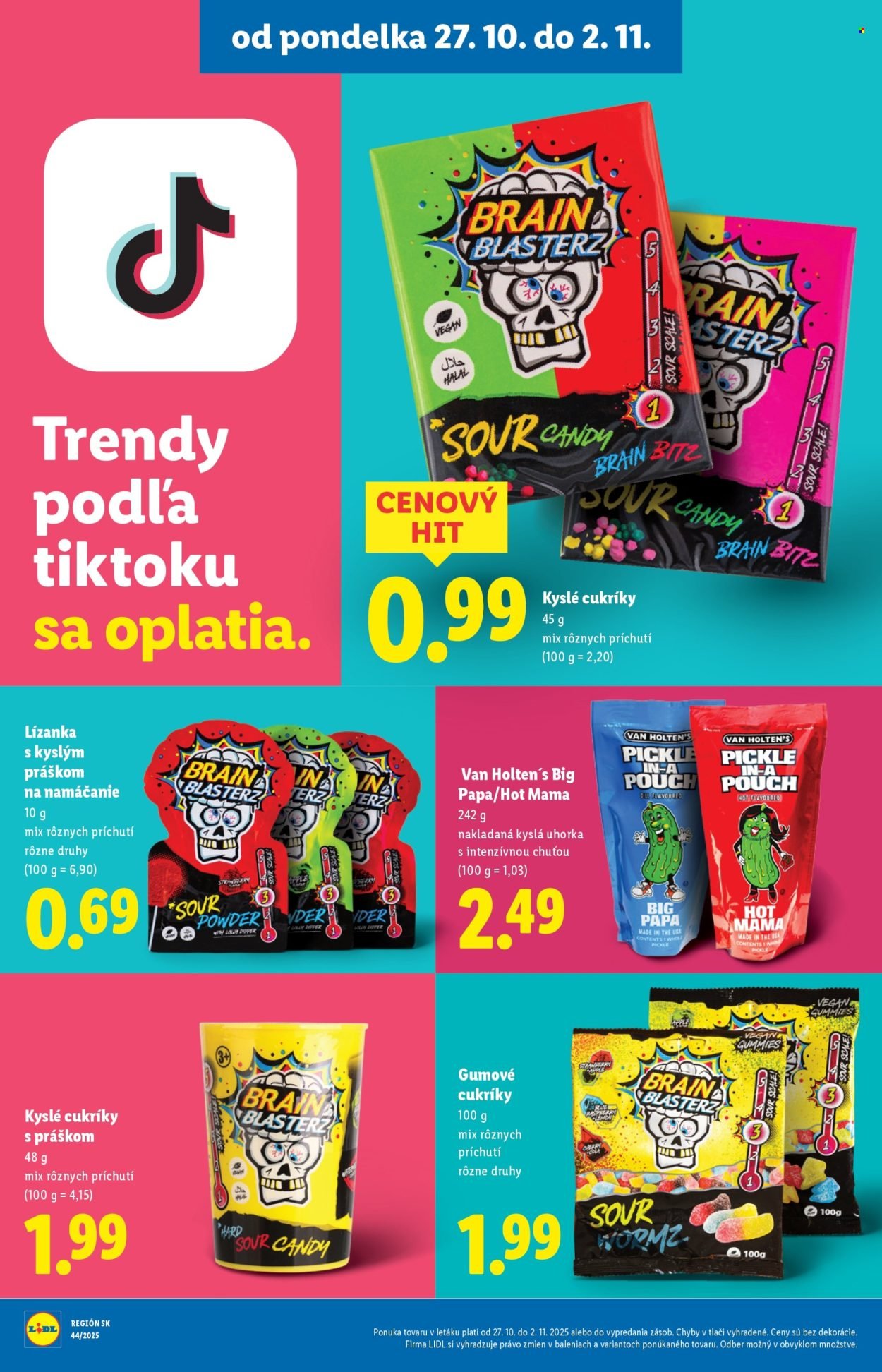 LIDL leták - Od štvrtka 30.10.2025 (2025-10-30 - 2025-11-02) | 71