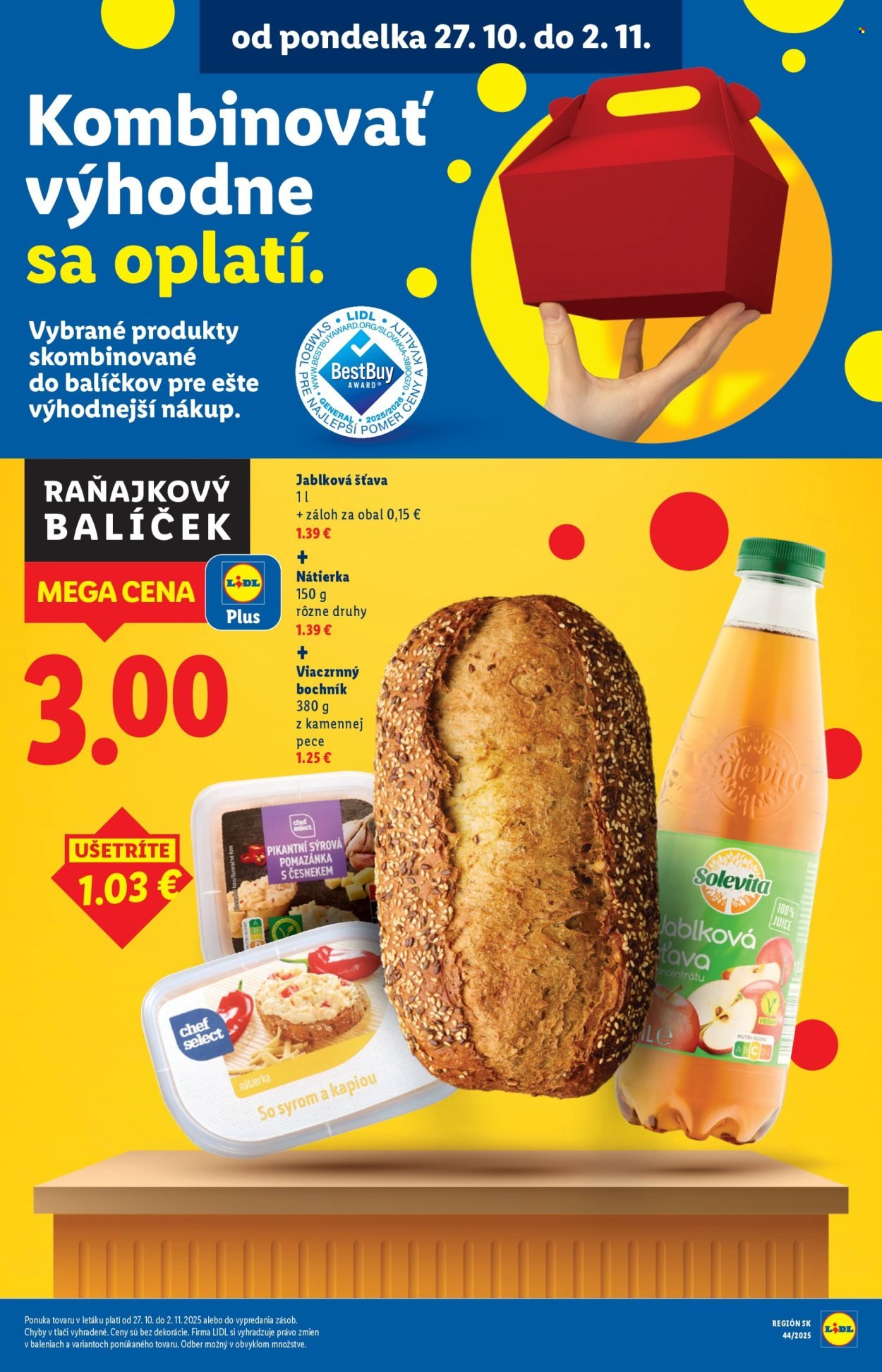LIDL leták - Od štvrtka 30.10.2025 (2025-10-30 - 2025-11-02) | 74