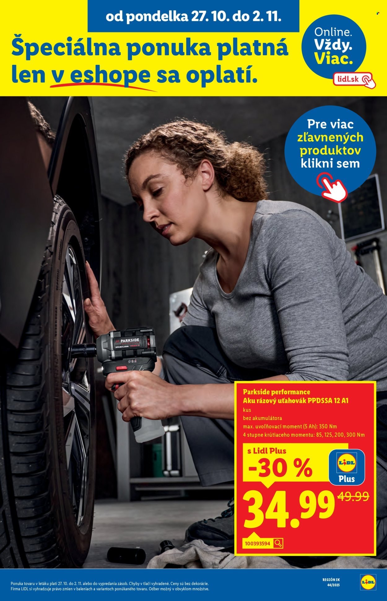 LIDL leták - Od štvrtka 30.10.2025 (2025-10-30 - 2025-11-02) | 90