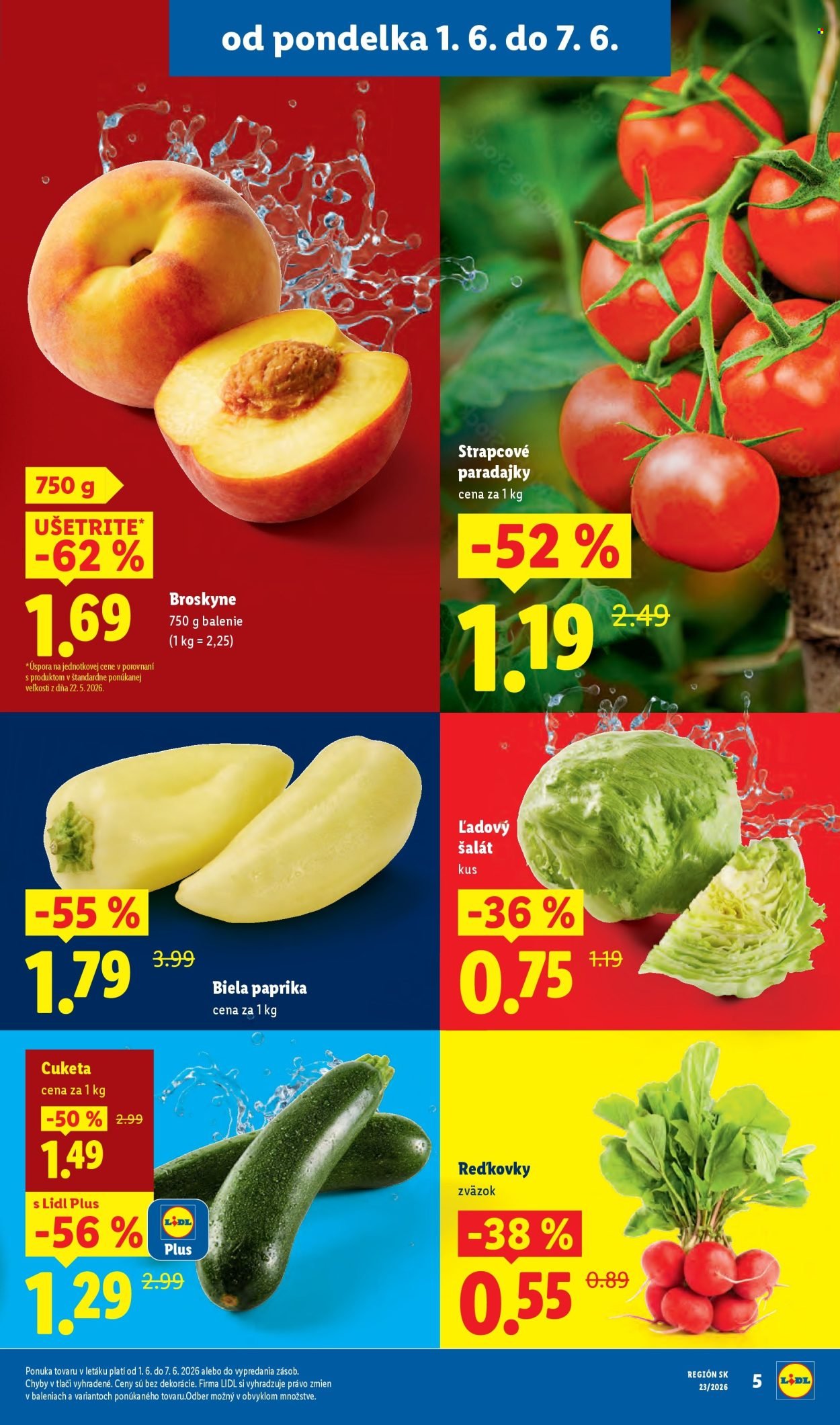 LIDL leták - Od pondelka 1.6.2026
