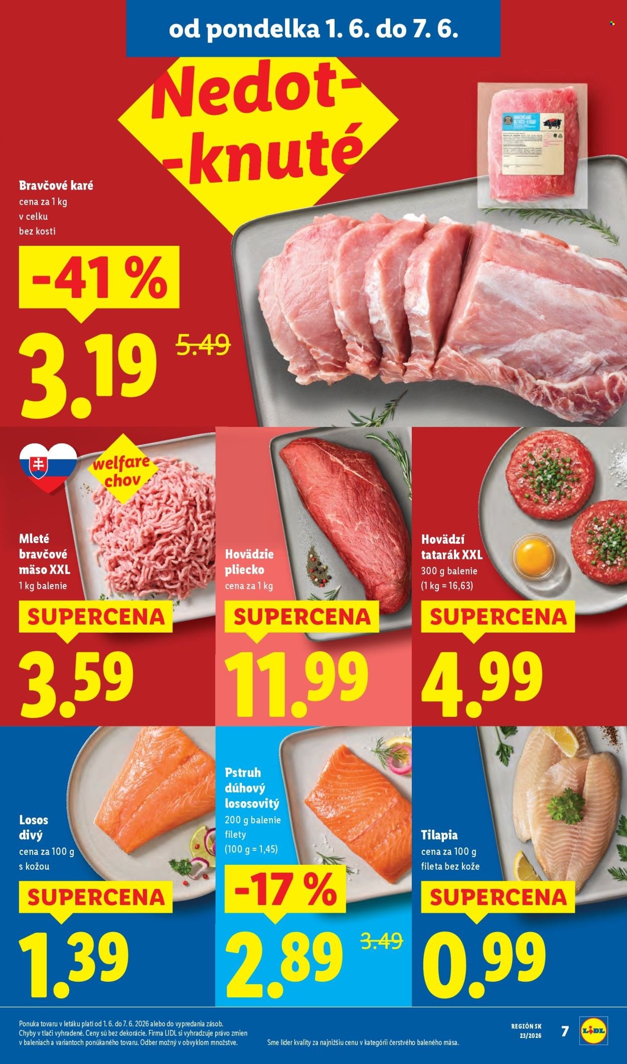 LIDL leták - Od pondelka 1.6.2026