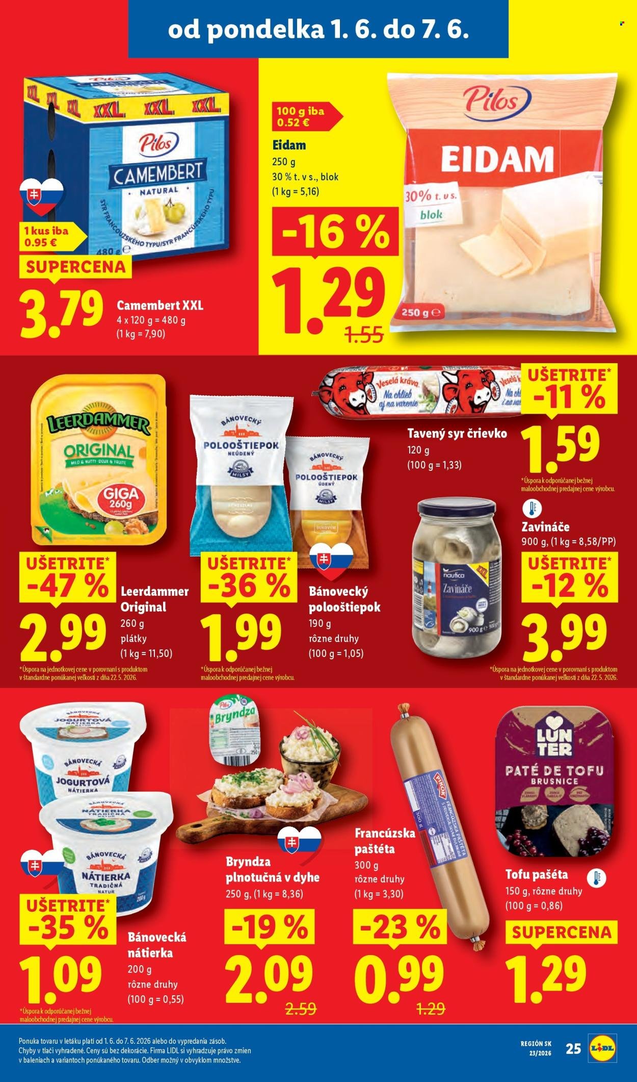 LIDL leták - Od pondelka 1.6.2026