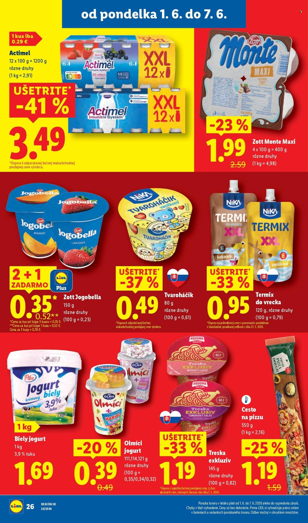 LIDL leták - Od pondelka 1.6.2026
