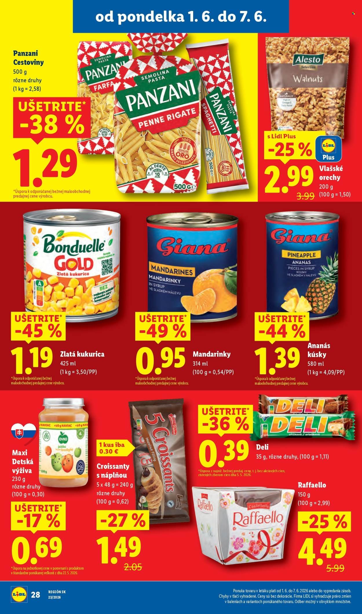 LIDL leták - Od pondelka 1.6.2026