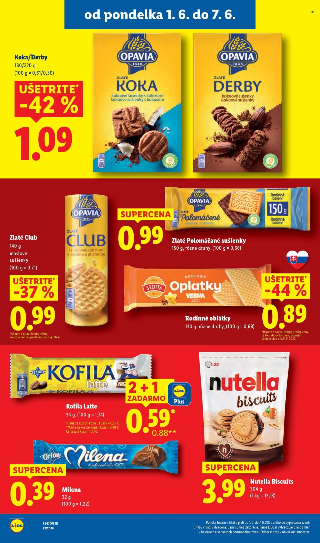 LIDL leták - Od pondelka 1.6.2026