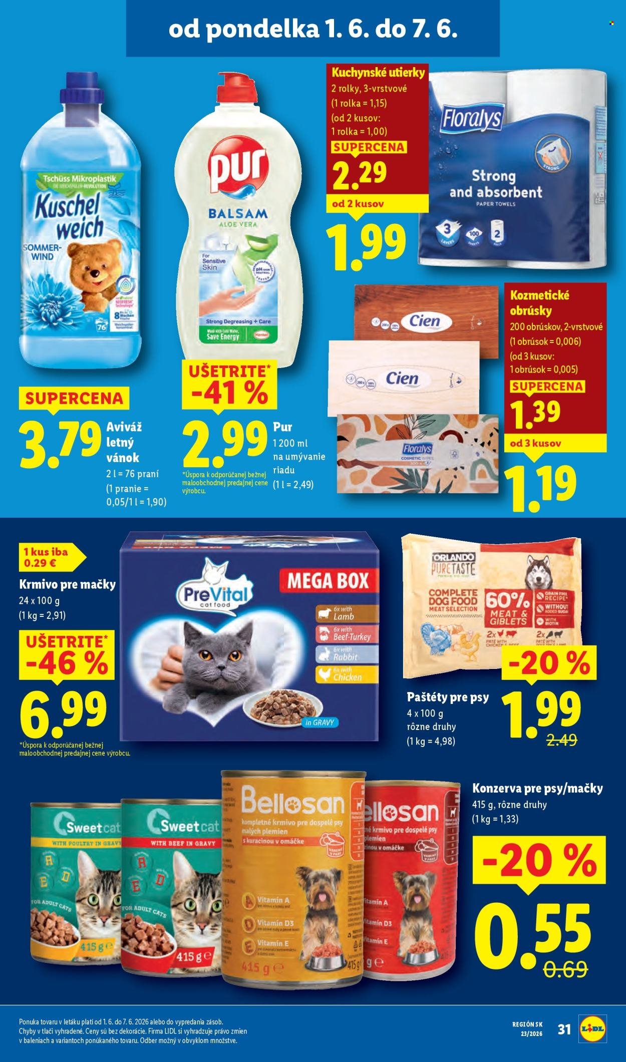 LIDL leták - Od pondelka 1.6.2026