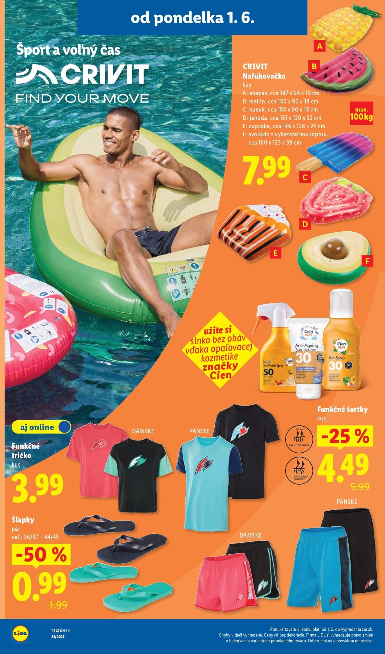 LIDL leták - Od pondelka 1.6.2026
