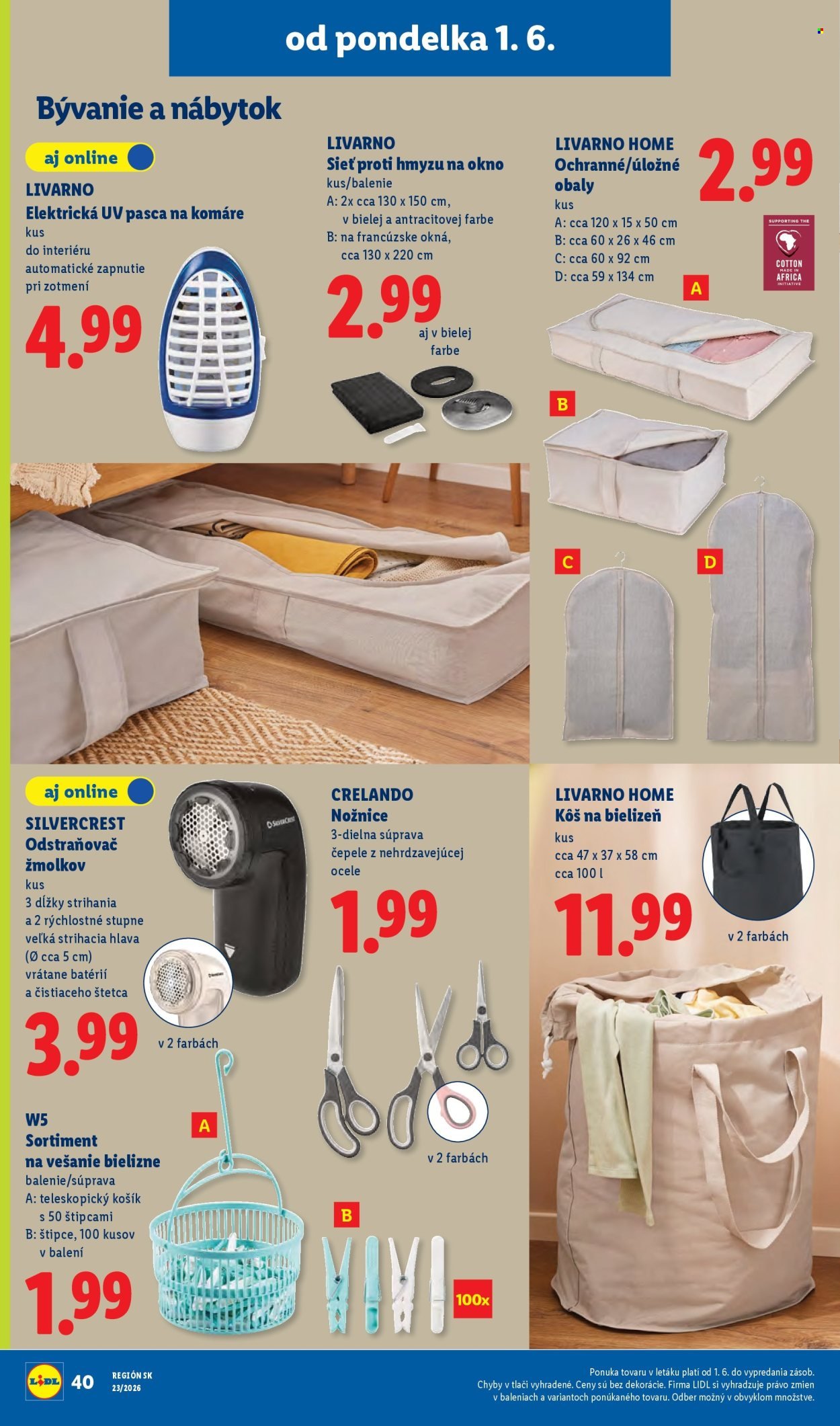 LIDL leták - Od pondelka 1.6.2026