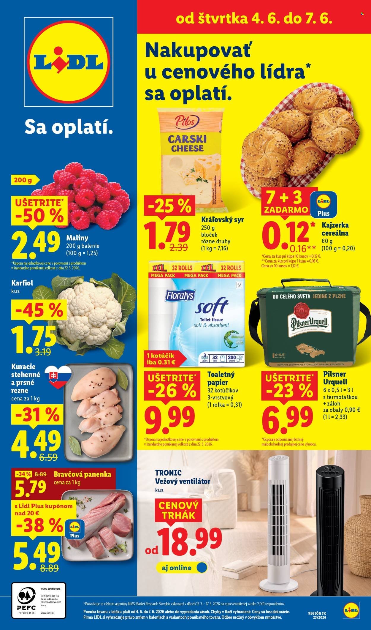 LIDL leták - Od pondelka 1.6.2026