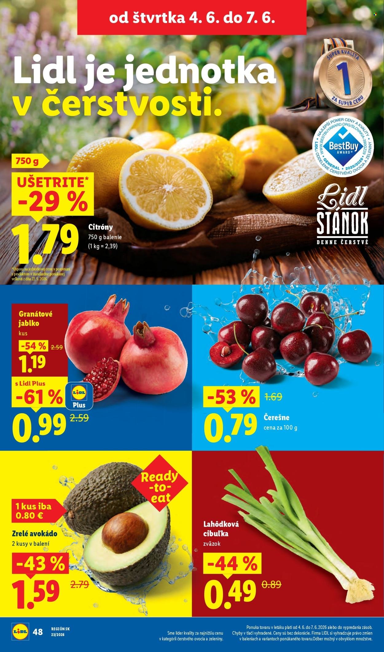 LIDL leták - Od pondelka 1.6.2026