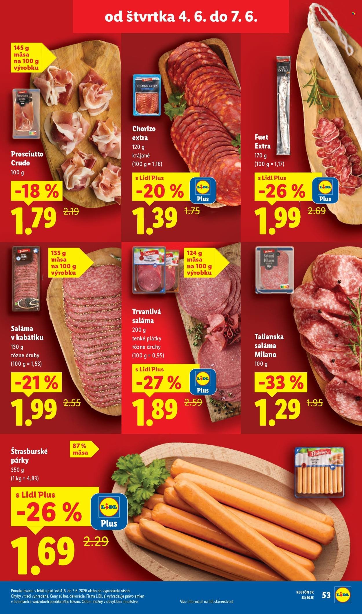 LIDL leták - Od pondelka 1.6.2026