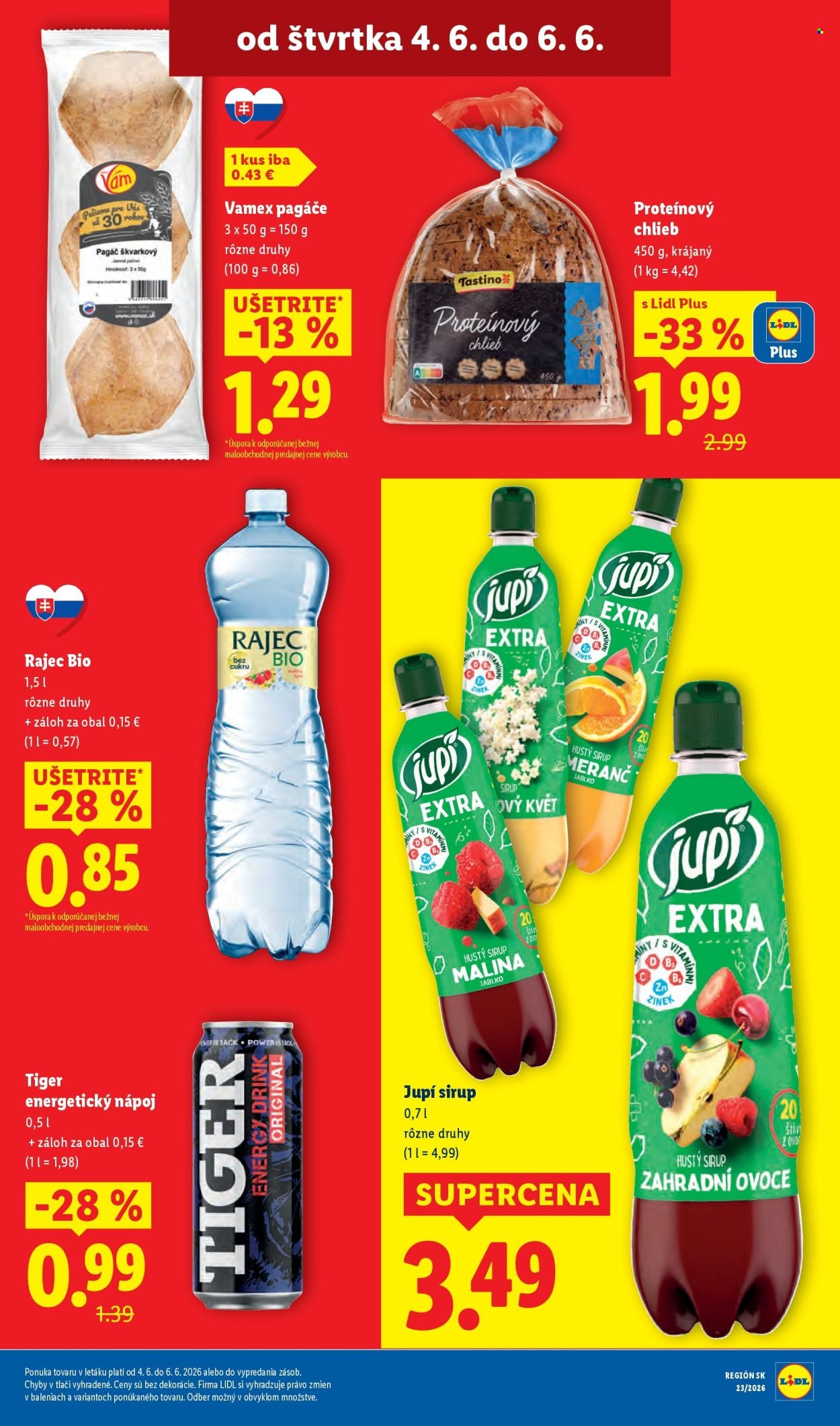 LIDL leták - Od pondelka 1.6.2026