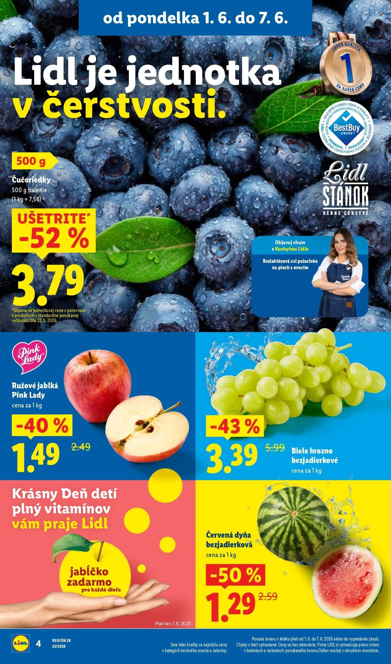 LIDL leták - Od pondelka 1.6.2026