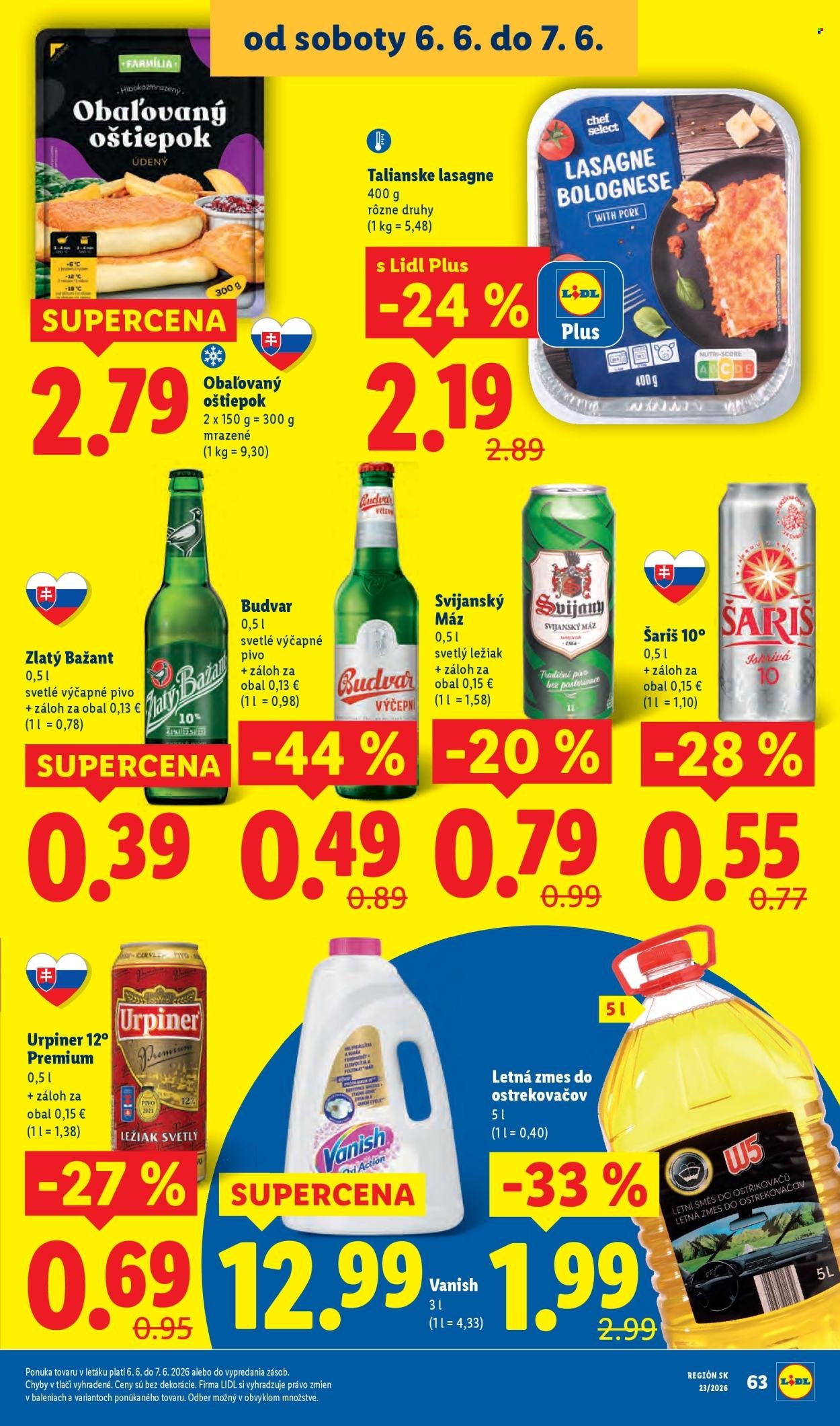 LIDL leták - Od pondelka 1.6.2026