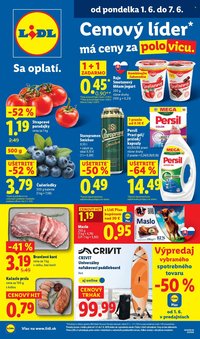 LIDL leták - Od pondelka 1.6.2026