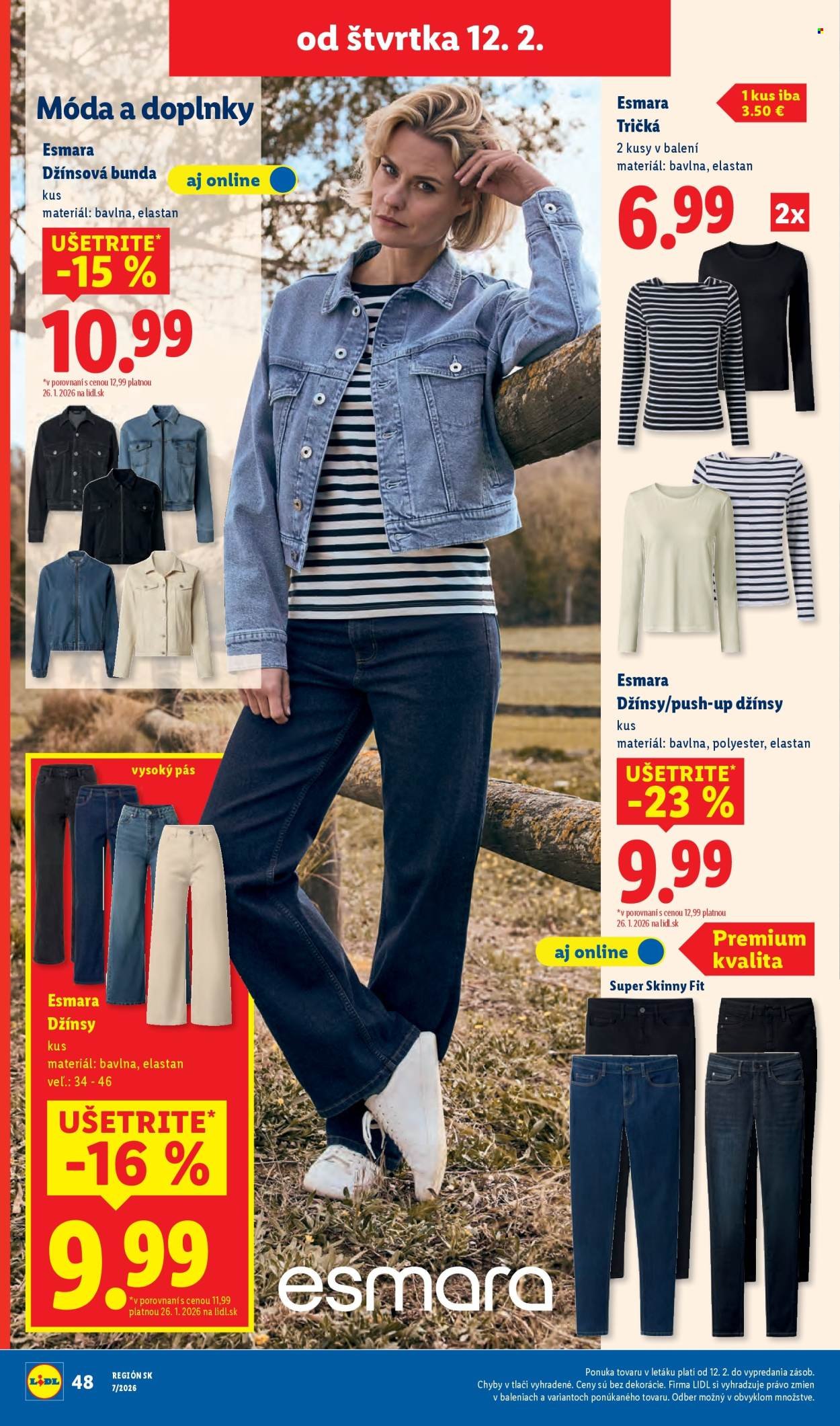 LIDL leták - Od štvrtka 12.2.2026 (2026-02-12 - 2026-02-15) | 48