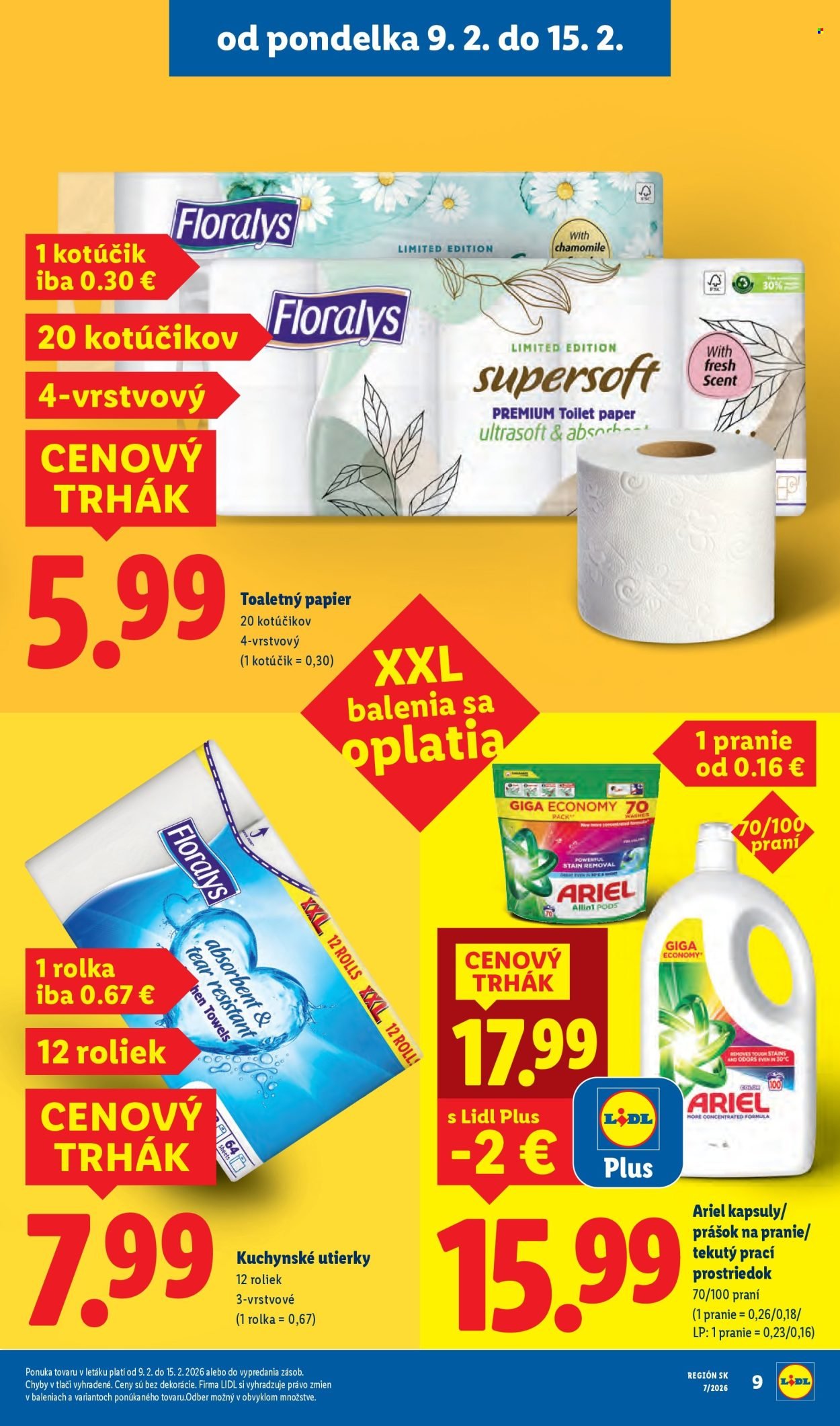 LIDL leták - Od štvrtka 12.2.2026 (2026-02-12 - 2026-02-15) | 9