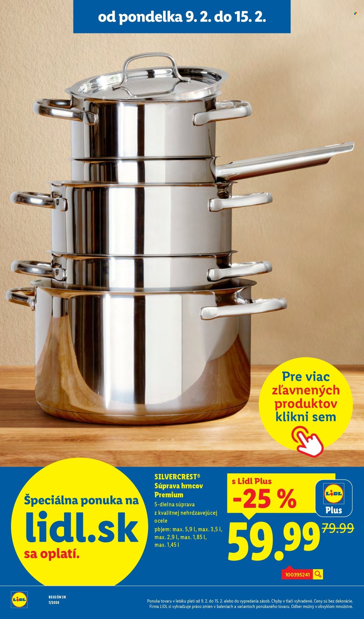 LIDL leták - Od štvrtka 12.2.2026 (2026-02-12 - 2026-02-15) | 99