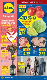 LIDL leták - Od štvrtka 12.2.2026 (2026-02-12 - 2026-02-15)