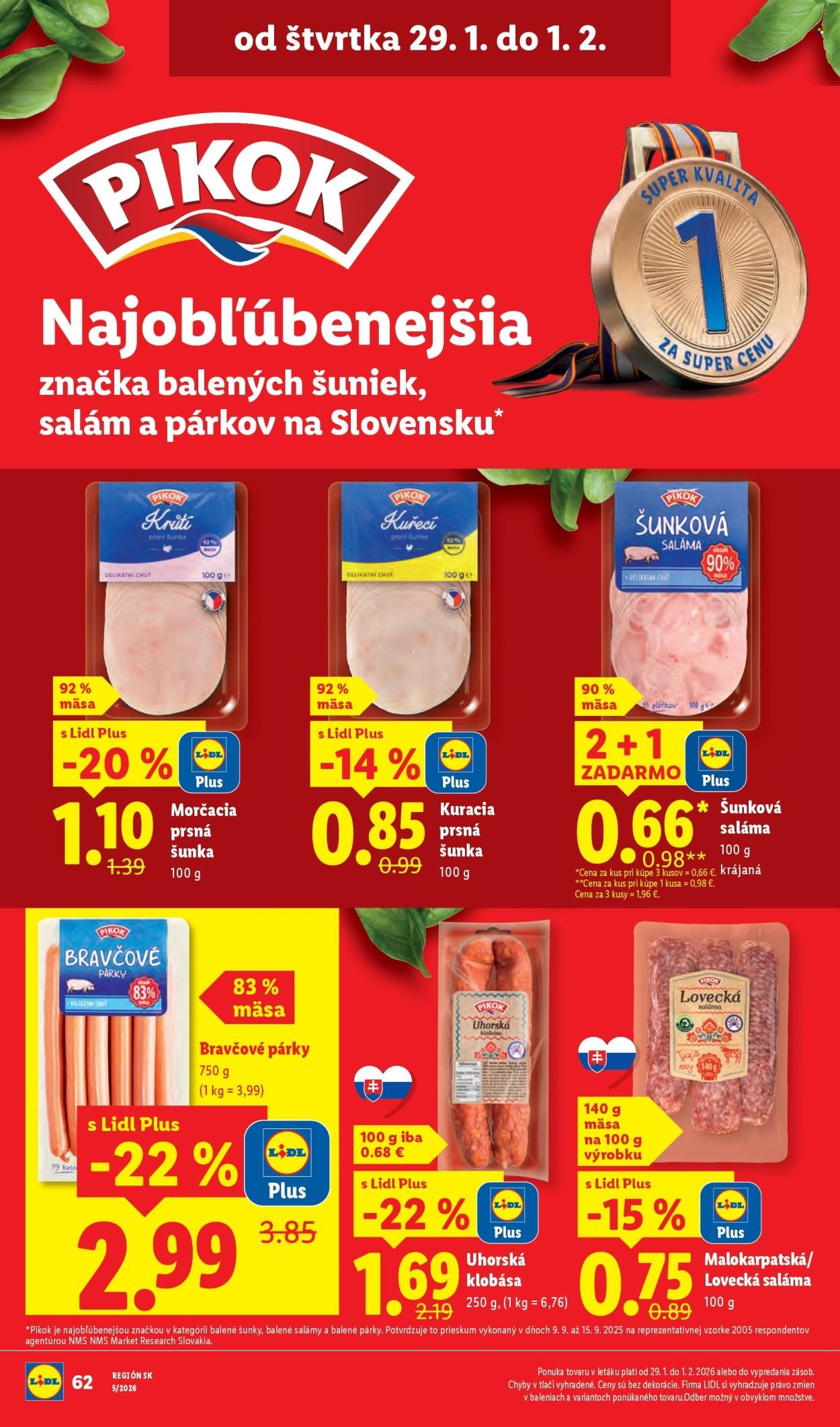 LIDL leták - Od štvrtka 29.1.2026 (2026-01-29 - 2026-02-01) | 22